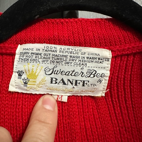 Sweater Bee BANFF LTD. Vintage Vest - Picture 2 of 3